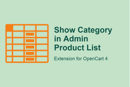 Category in Admin Product List