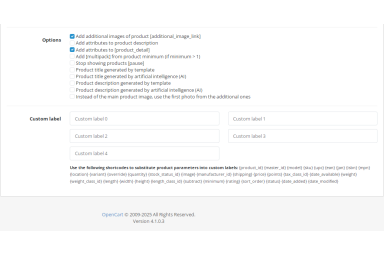 Google Shopping for OpenCart 4