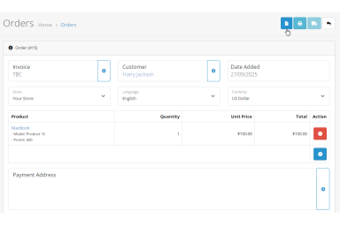 Invoice Extension for OpenCart 4
