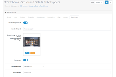 SEO Schema - Structured Data & Rich Snippets for OpenCart 4