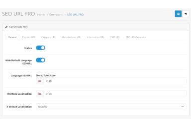 SEO URL PRO for OpenCart 4