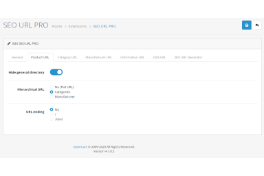 SEO URL PRO for OpenCart 4