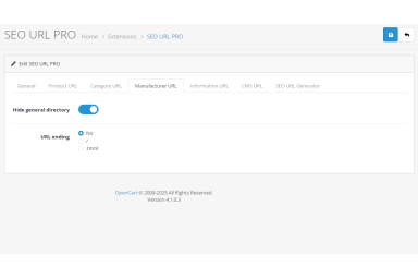 SEO URL PRO for OpenCart 4