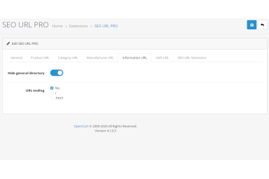 SEO URL PRO for OpenCart 4